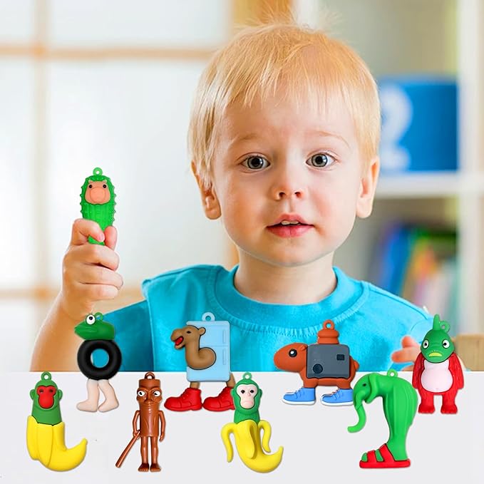 Italian Brainrot Toys 24 Packs Action Figures Includes Tralalero Tralala, Tung Tung Sahur & More – Mini Collectible Brainrot Toys for Desk Decor, Birthday Gifts & Meme Lovers