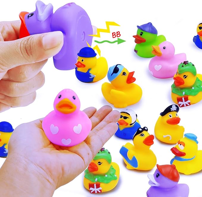Rubber Ducks Toy Duckies for Kids,Baby Bath Toys, Toddlers Floater Duck Showers Accessories,Classroom Halloween Birthday Showers Time Party Favors Swimming Pool Toy Decoration Gift (12 Pack)