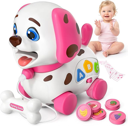 Puppy Toy for 1 Year Old Girl Gift, Musical Baby Toy 6-12-18 Month, First Birthday Gifts for 1 Year Old Girl Boy, Educational Infant Toys for 7 8 9 10-12 Month