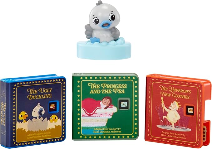 Little Tikes Story Dream Machine 3 Fairy Tale Story Collections, Ugly Duckling and More, Bonus Character. Projects Storytime for Kids, Audio Play, Fun Toy, Ages 3+ Years