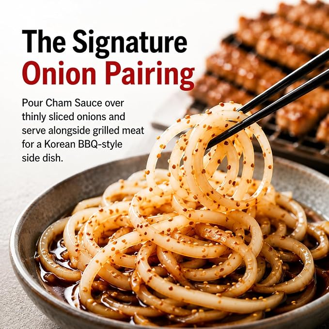 WOORI Cham Sauce Korean BBQ Dipping Sauce, 31.8 oz 3 Pack | Korean BBQ dipping sauce, bulgogi marinade, soy based, sweet tangy flavor, pork belly, kalbi, onion salad