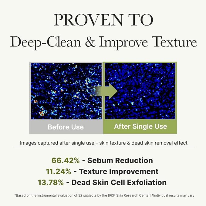 ARENCIA Salicylic Acid, Green Tea + LHA Deep Pore Rice Cake Cleanser – Deep Pore Cleansing for All Skin Types, Korean Face Wash, 150ml / 5.07 fl oz
