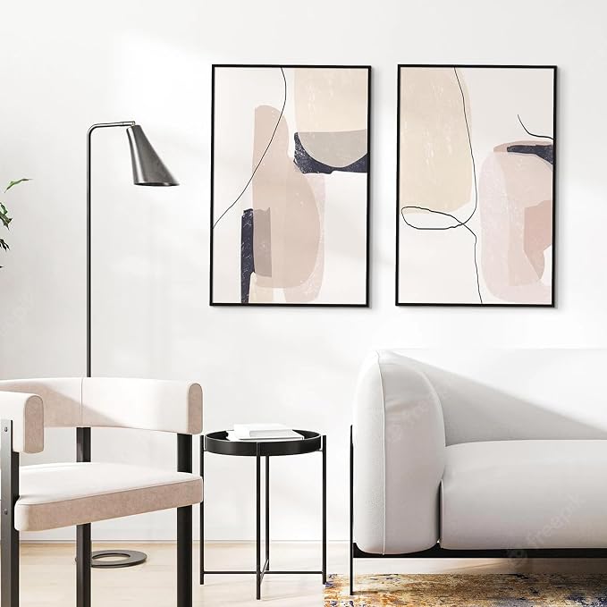 upsimples 22.375 x 34 Poster Frame, Easy Slide-In Assembly, Black, 3 Pack | Gallery Wall 22.375x34 Picture Frames Set for Family, Wedding, Christmas, Easy to Change Photos