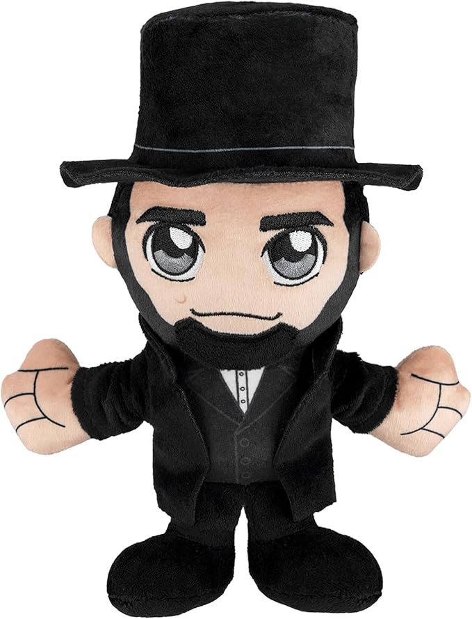 Bleacher Creatures Abraham Lincoln 8" Kuricha Plush - Soft Chibi Inspired Toy