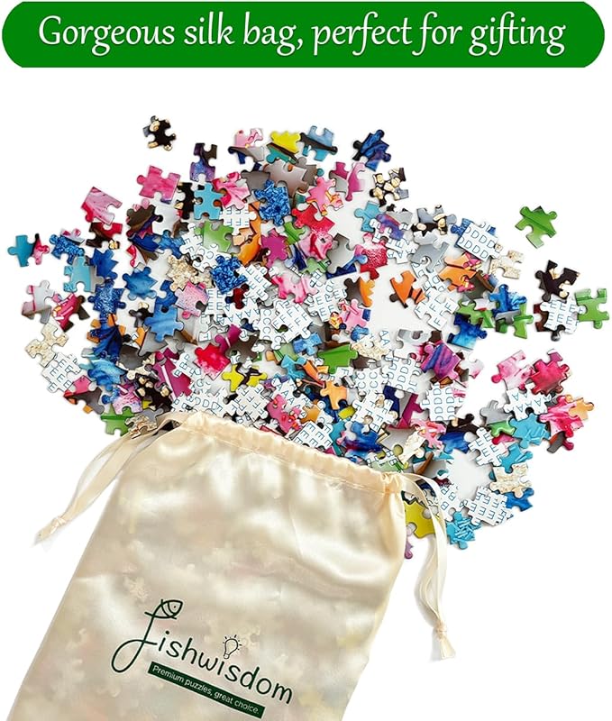 1000 Pieces Jigsaw Puzzles for Adults and Teens and Family Happy Game Time Animal Cute Funny Puzzle (Magic Island)