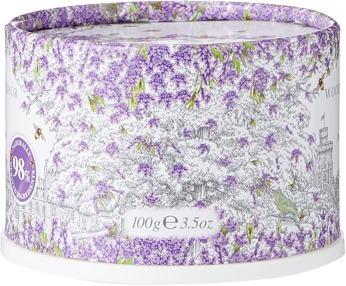 Woods Of Windsor Lavender Body Dusting Powder With Puff for Women, 3.5 Ounce