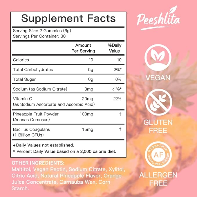 Premium feminine Balance Gummies for Women’s - Hawaiian Pineapple Gummies for Women PH Balance Support - Delicious PH Balance for Women’s with Immune Support - Vegetarian Friendly - 60 Count