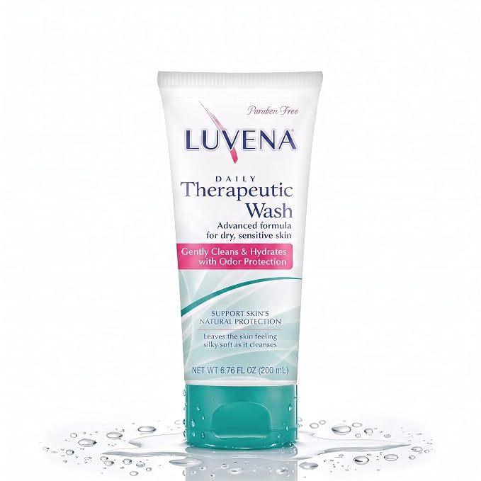 LUVENA Feminine Wash pH Balanced Sweet Pea Intimate Cleanser 6.76 oz 1 Pack | Gently scented formula with vitamin E helps moisturize and resist odor, water based and paraben free for everyday use