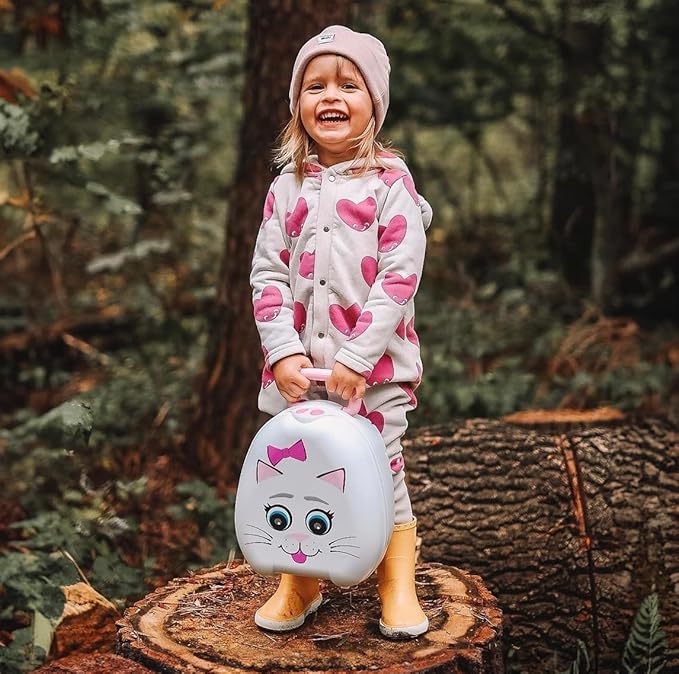 My Carry Potty - Cat Travel Potty, Award-Winning Portable Toddler Toilet Seat for Kids to Take Everywhere