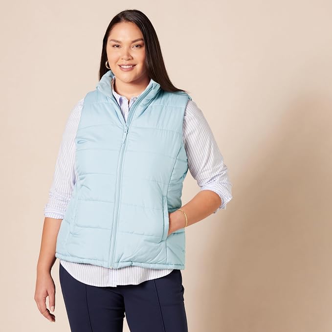 Amazon Essentials Women's Mid-Weight Puffer Vest