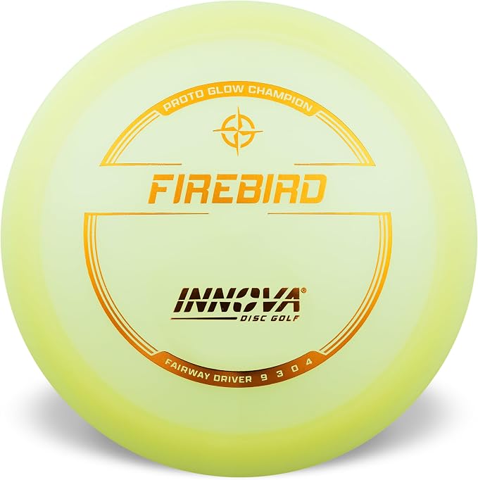 Innova Proto Glow Champion Firebird – Glow in The Dark Disc Golf Driver