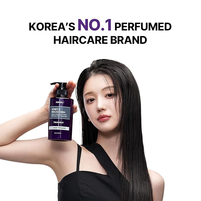 KUNDAL Korean Shampoo and Conditioner Set [Pink Grapefruit] Salon-quality, Long Lasting Scent, Moisturizing, Sulfate-Free, Argan & Macadamia Oil, Hair care, 16.9 fl oz each, Valentines Day Gifts