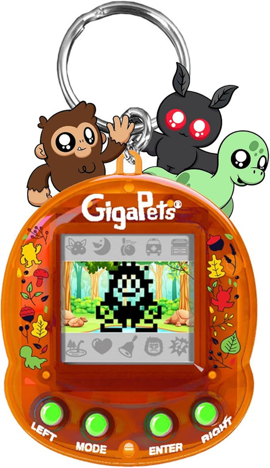 Giga Pets Cryptids Interactive Digital Pet, Bigfoot, Mothman, Loch Ness Monster Pets for Kids, 90’s Gaming Gift for Boys and Girls