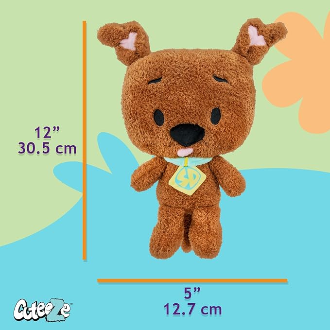 Warner Bros. Scooby-Doo Cuteeze Extra Soft Plush Stuffed Animal Toy for Baby and Toddler Boys and Girls – 12 Inch Size