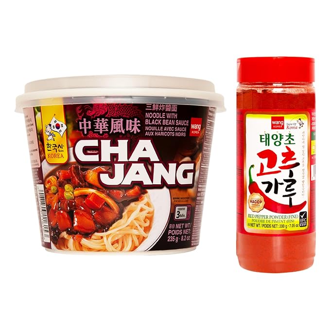 Wang Jjajang and Gochugaru