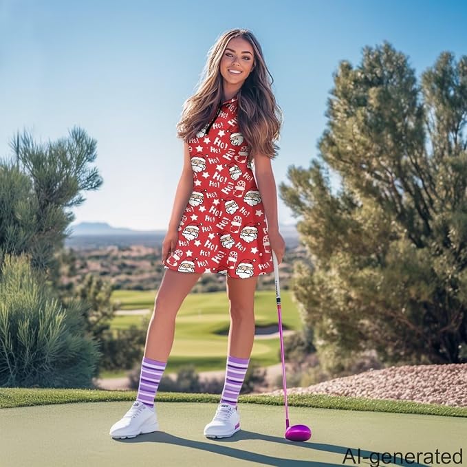 Golf Dress Tennis Dresses for Women with Built in Shorts and Pockets Sleeveless Athletic Dress Workout Dress
