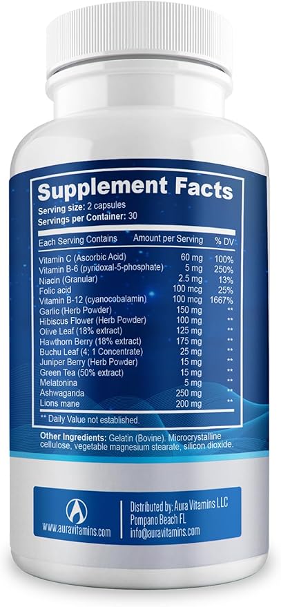Night (180 Caps) | Natural Tinnitus Relief Supplement for Sleep | Eases Nighttime Ear Ringing and Hearing Discomfort | Non-Habit Forming Sleep Aid