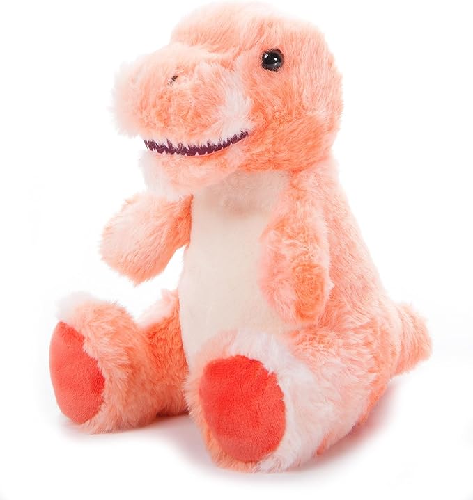 The Petting Zoo Dinosaur T-Rex Stuffed Animal Plushie, Gifts for Kids, Scoopz Dinosaur Animals, Dino T-Rex Plush Toy 8 Inches