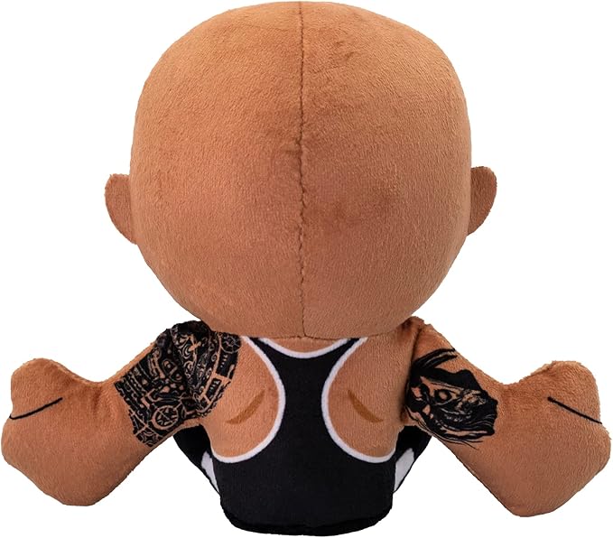 Bleacher Creatures WWE The Rock 8" Kuricha Plush - Soft Chibi Inspired Wrestling Legend