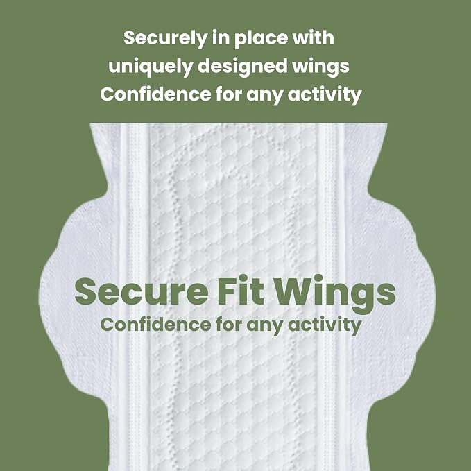 uNeat 38 Count Period Bundle - Panty Liners with Wings & Extra Long Overnight Pads for Women, Heavy Absorbency (Mini Pads 30 Count) & (2X Long Pads, 8 Count)