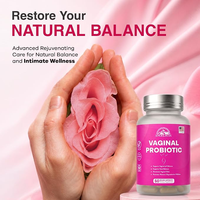 ANGELYCIA Probiotics for Women - Vaginal Probiotic for Vaginal Health and Tightening, Supports Vaginal Probiotics Balance with Natural Ingredients for Optimal Feminine Care