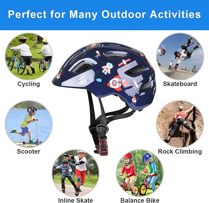 GLAF Baby Bike Helmet Toddler Helmets for 1 Year Old and up Infant Girls Boys Multi Sport Adjustable for Scooter Bicycle Skateboard Cycling