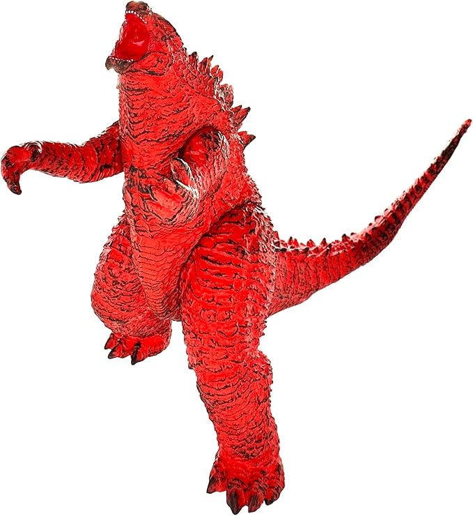 TwCare Fire Godzilla vs. Kong 2021 Toy Burning Action Figure: Flaming King of The Monsters, Movie Series Movable Joints Soft Vinyl, Travel Bag