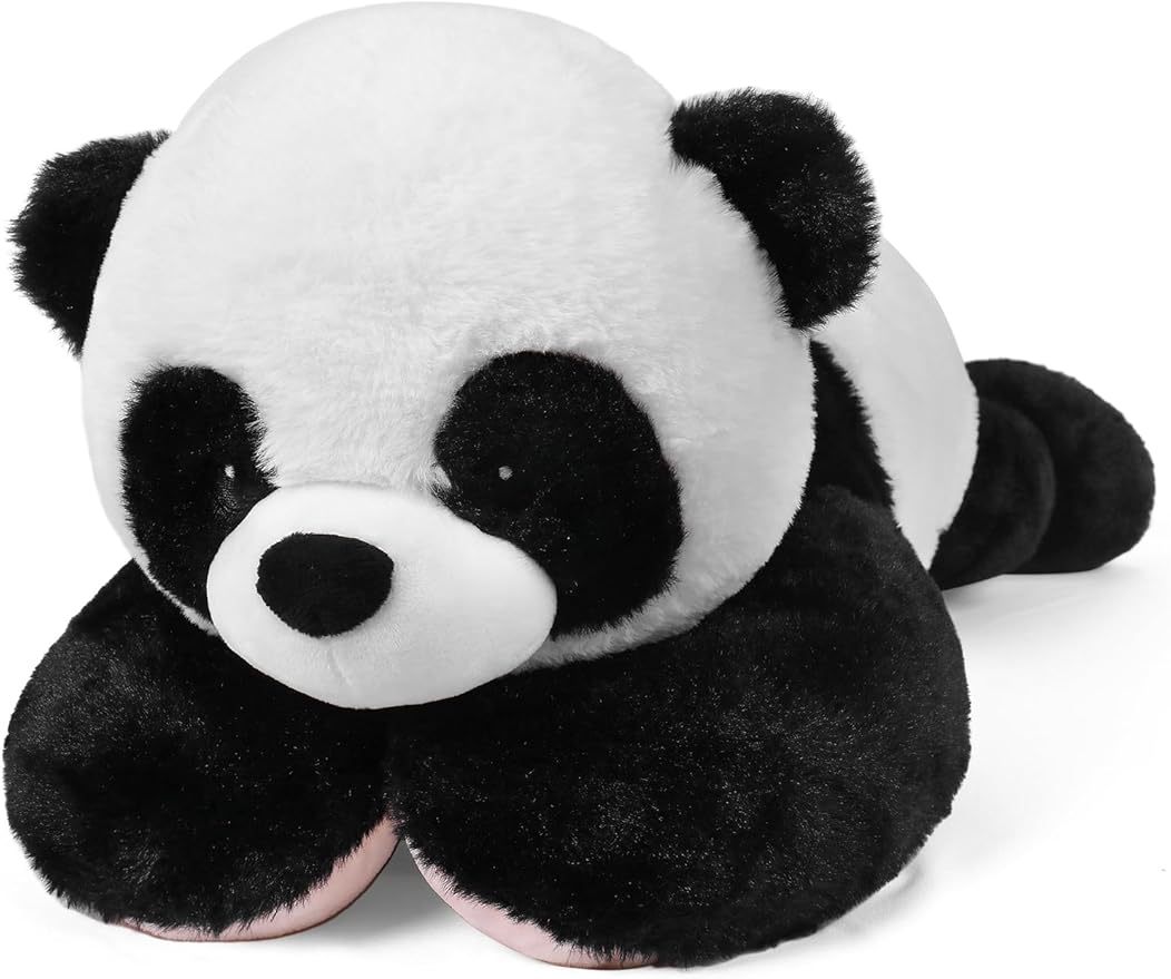 Weighted Panda Stuffed Animals 5lb, 24in Weighted Panda Bear Plush for Kids Adults Boys Girl, Cute Plushies Soft Pillow Toy for Christmas, Valentine's, Birthday Gifts