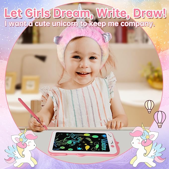 Jenria Unicorn Gifts for Girls, Girls Toys Age 6-8, Birthday Gifts for Girls Age 3 4 5 6 7 8 Years Old Girl Birthday Gift Ideas, Unicorn Toys, for Daughter, Niece