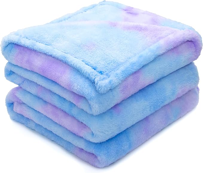MUGD Soft Blankets Fleece Soft Fuzzy Throw Blanket Kids Warm Throw Blanket for Bed