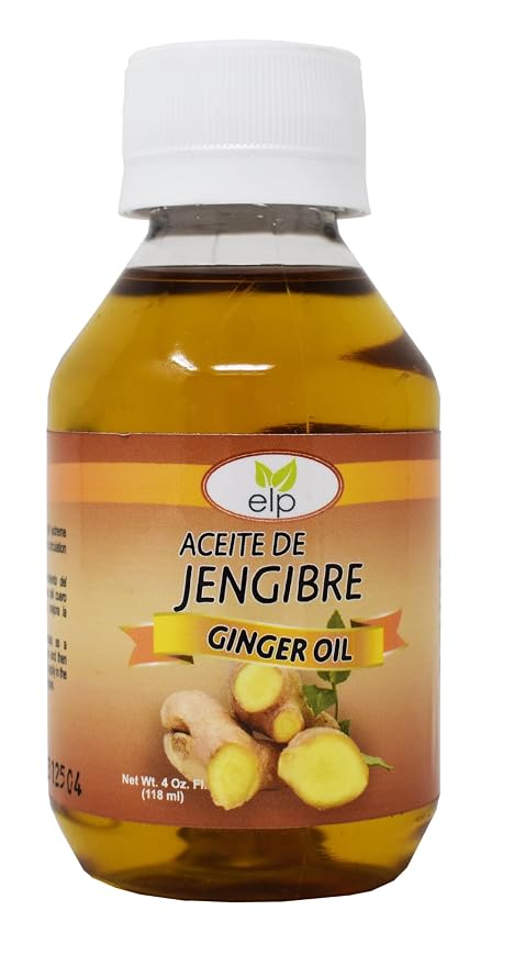 ELP ESSENTIAL Ginger Oil, Aceite De Jengibre 4 Oz