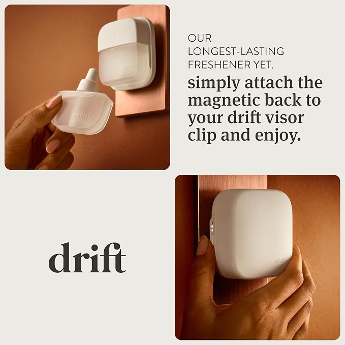 Drift Home Scent Diffuser Starter Kit - Plug in Adjustable Electric Aroma Diffuser for Home, Bedroom & Bathroom – Long Lasting Clean Fragrance, Non-Toxic, Pet Safe Freshener - Strawberry Shortcake