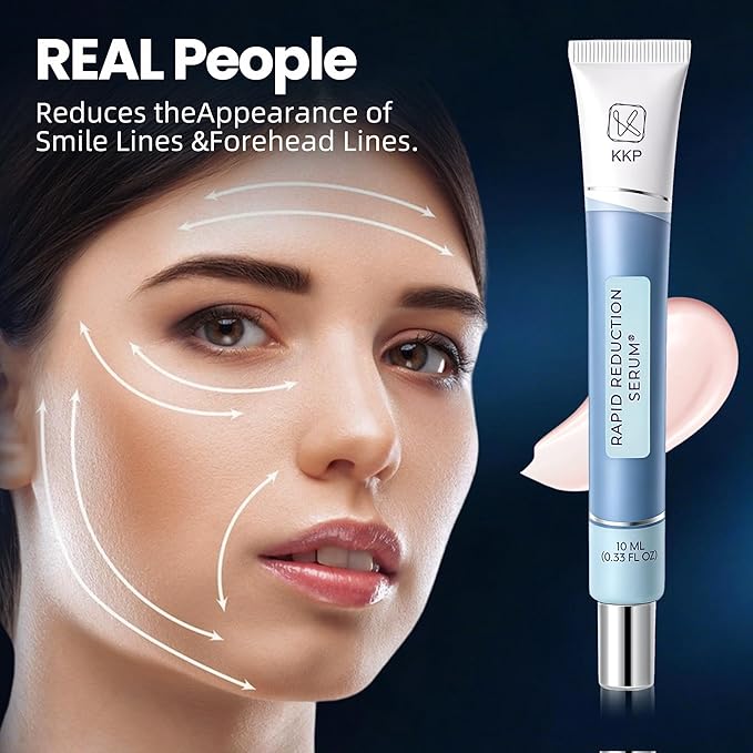 KKP Rapid Reduction Eye Serum & Face Lift Cream - Visibly Reduces Under-Eye Bags, Wrinkles, Dark Circles, Fine Lines & Crow's Feet Instantly, Anti Aging Wrinkle Remover for Face