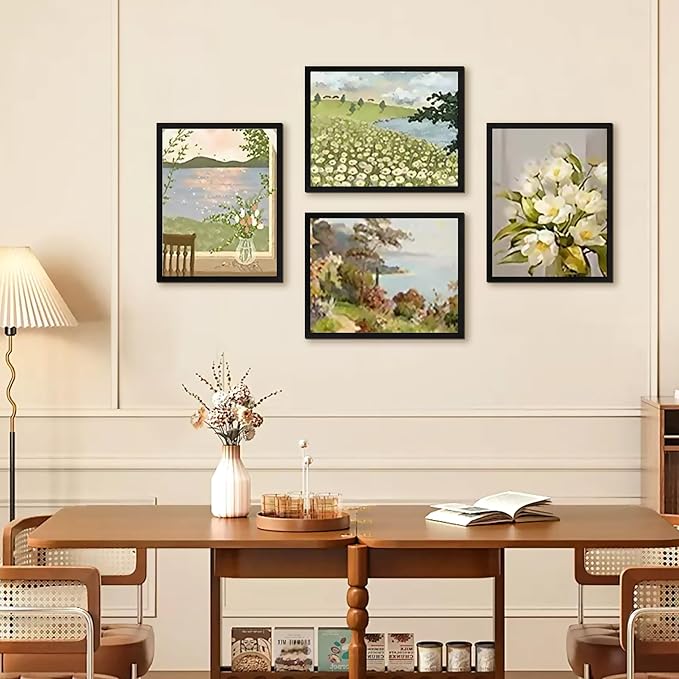 11x14 Picture Frame Set of 6, Black Photo Frames Bulk with HD Plexiglass, Display Pictures 8x10 with Mat or 11x14 Without Mat, Multi Picture Frames Collage for Wall Decor
