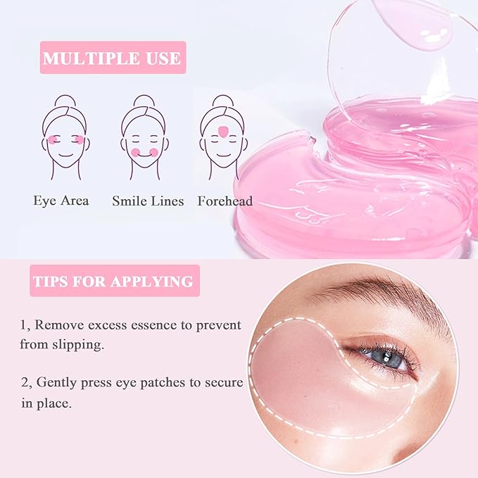 SHEEYOON Collagen Eye Patch 30 Pairs, Under Eye Patches with PDRN, Collagen & Niacinamide, for Puffy Eyes Dark Circles and Fine Lines Smoothing Skin Treatment