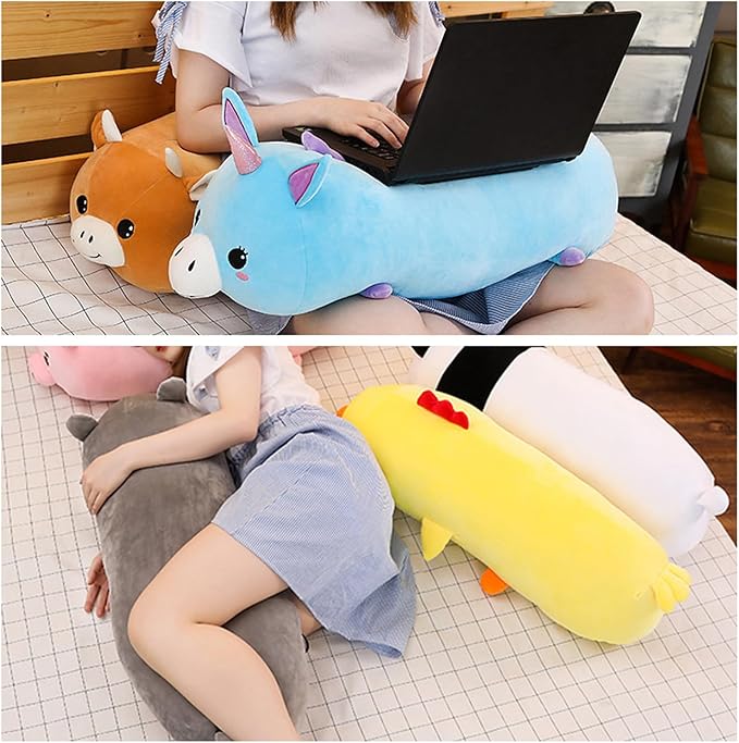 Chicken Plush Pillow, Chicken Stuffed Animal Toy Cute Animal Hugging Pillow Gifts for Kids Birthday,Christmas,Valentine 23.6"