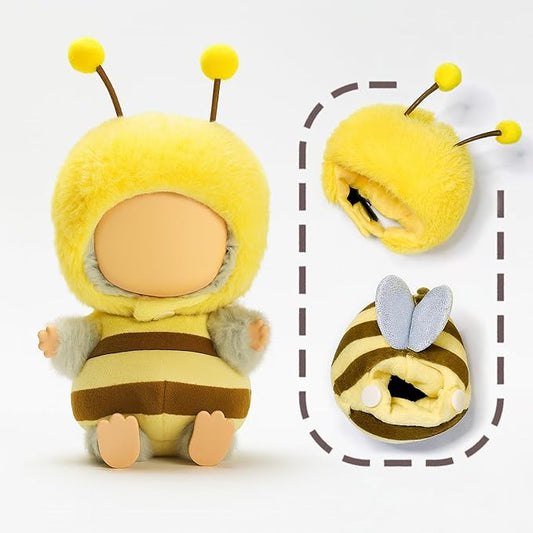 17cm Doll Clothes – Fluffy & Cute Outfits for Designer Dolls | Soft Costumes - Bumblebee