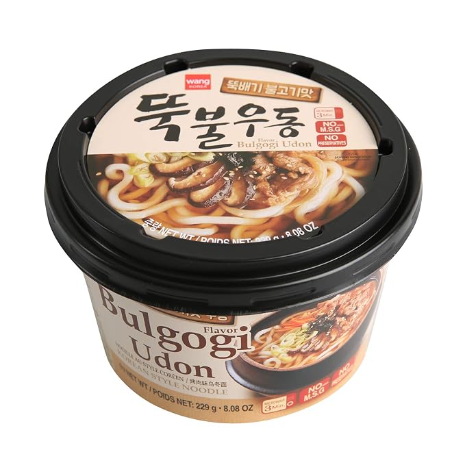 Wang Korean Snack On The Go - Seaweed Snack, Bulgogi Udon