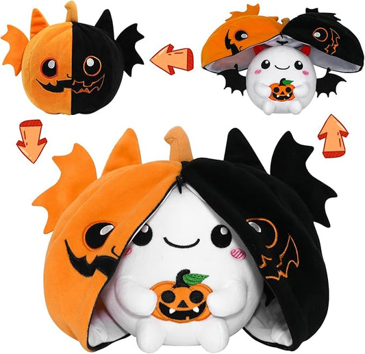 Halloween Plush Toys, Stuffed Animal Plush Pillow, Pumpkins Ghosts Halloween Plushies Toys for Adults and Kids, Birthday Party Home Decor