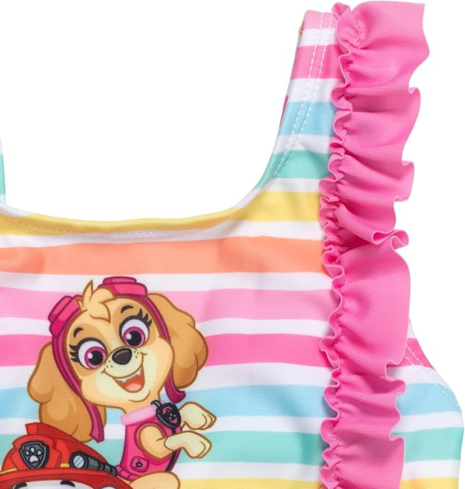 Paw Patrol Marshall Chase Skye Girls One Piece Bathing Suit Toddler to Little Kid