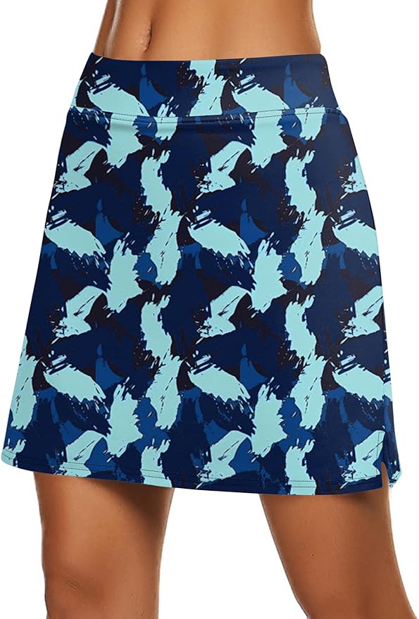Ekouaer Women's Active Performance Skort Lightweight Skirt for Golf Tennis | Built-in Shorts, A Line, High Waisted, Tummy Control, Pickleball, Running, Workout, Sports, Skorts for Woman
