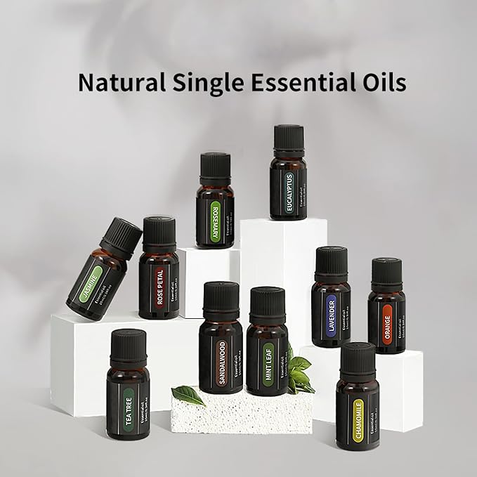 Essential Oils Set,Top 5 Blends for Diffusers, Candle Making Scents, Home Products, Fragrance, Aromatherapy, Humidifiers, Gifts（Orange）