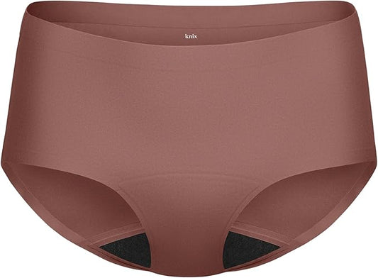 KNIX Women Leakproof Period Underwear Boyshort – Heavy Flow Protection, Absorbs 4–7 Super Tampons
