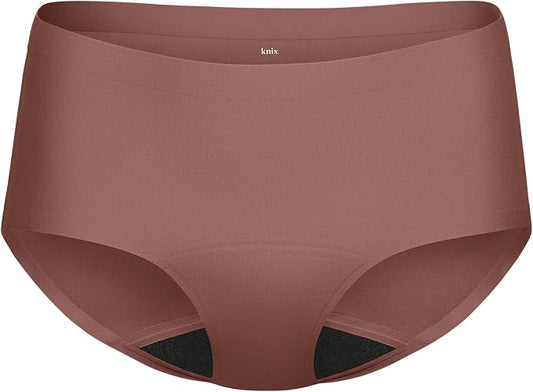 KNIX Women Leakproof Period Underwear Boyshort – Heavy Flow Protection, Absorbs 4–7 Super Tampons