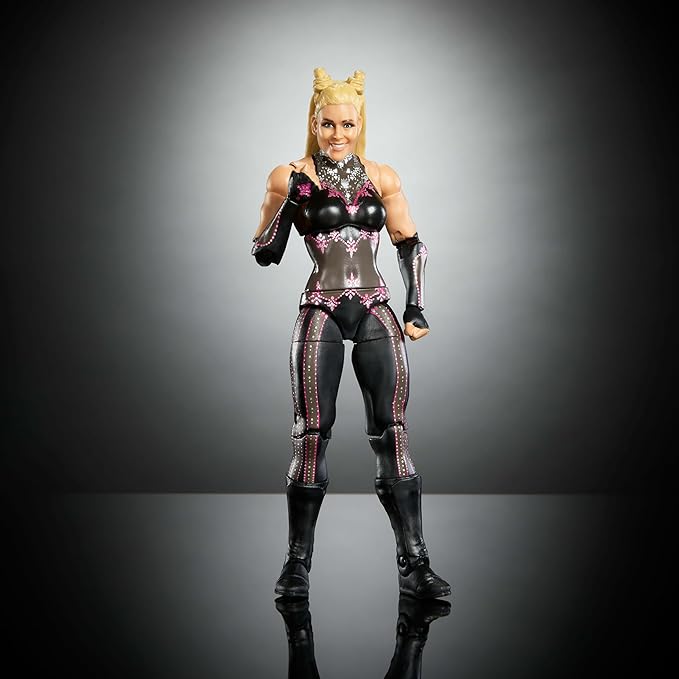 Mattel WWE Elite Action Figure & Accessories, Greatest Hits 2025, 6-inch Collectible Natalya with 25 Articulation Points & Swappable Hands