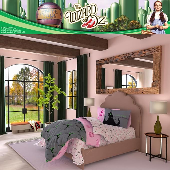 Collectibles The Wizard of OZ Bedding 7 Piece Super Soft Reversible Comforter and Sheet Set with Sham, Full, (Officially Licensed Product) by Franco