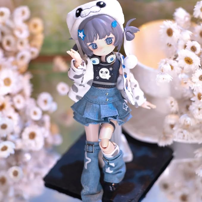 CALEMBOU BJD Blind Box, Electronic Cute Pet Series 20cm Ball Jointed Doll, Cute Dress Up Doll with Joints, Collection Action Figure Toys, Gift for Girls Boys (Electronic Cute Pet-1pc)