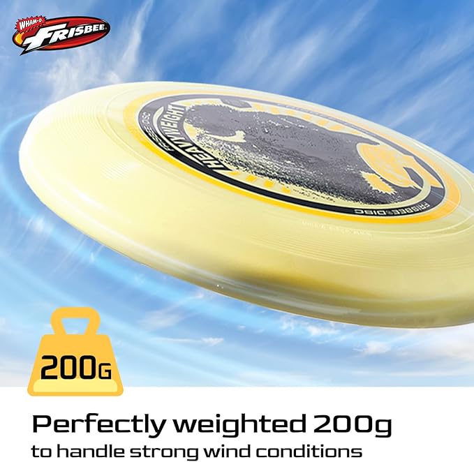 Frisbee Heavyweight 200g Flying Disc, 11 Inch Stable Competition Sports Disc, Long Distance and Durable, for Outdoor Activities and Family Fun