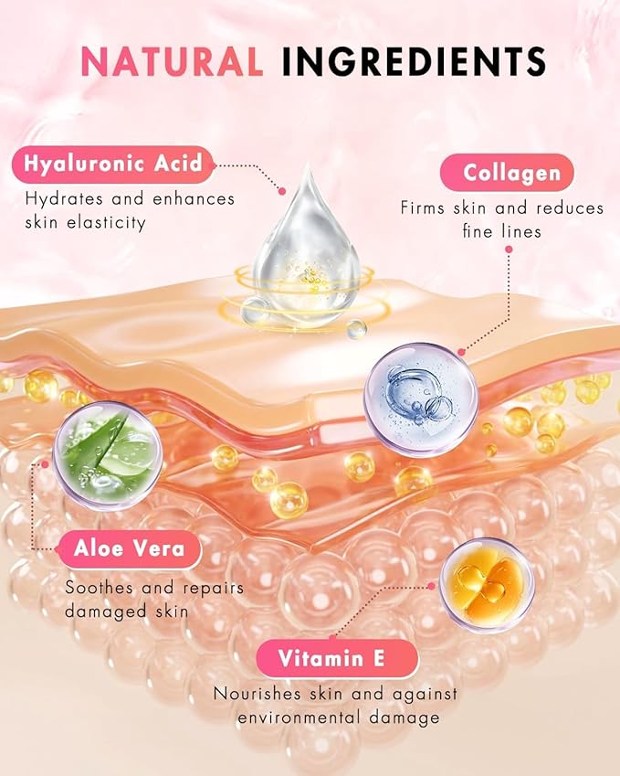 UKVOA Forehead Wrinkle Patches & Smile Line Patches & Under Eye Patches, Overnight Facial Wrinkle Treatment with Hyaluronic Acid, Aloe, Collagen & Vitamin E to Lift Smile Lines for Women 60pcs