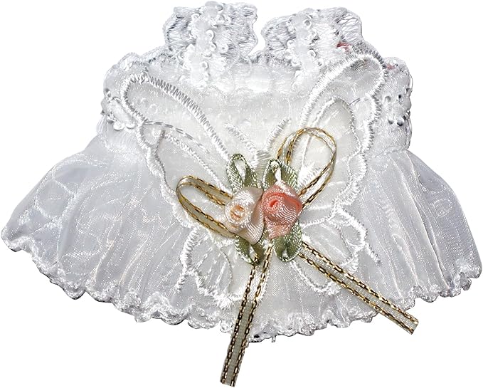 17cm Doll Clothes – Wedding Garden Princess Dress Outfit for 1:6 Scale Dolls | Elegant Bridal Gown with Floral Details, Veil & Accessories (No Doll Included)